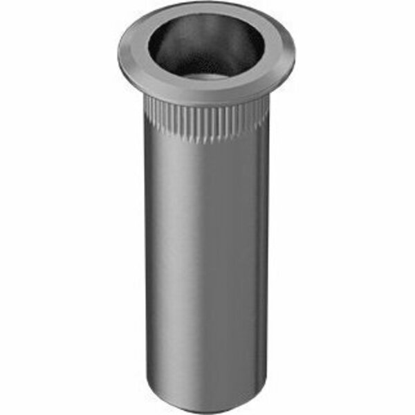 Bsc Preferred Zinc-Plated Heavy-Duty Rivet Nut Closed End 10-24 Interior Thread.020-.130 Material Thick, 25PK 98280A270
